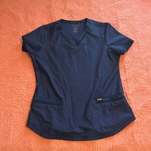Form by Cherokee scrub top in navy
